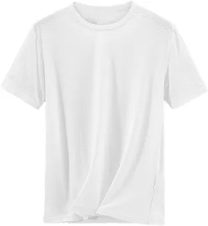 Men's Quick Dry Sport T-Shirt Short Sleeves Casual Top Solid Color Slim Fit Gym Tee