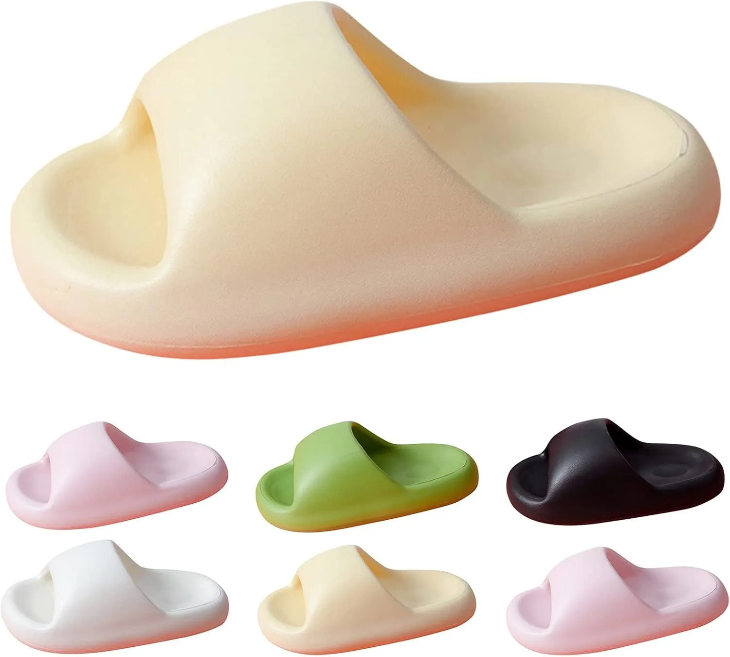 Mens Slippers Shower Shoes Women Bathroom Slippers Men Womens Slides Living Room Spa Open Toe