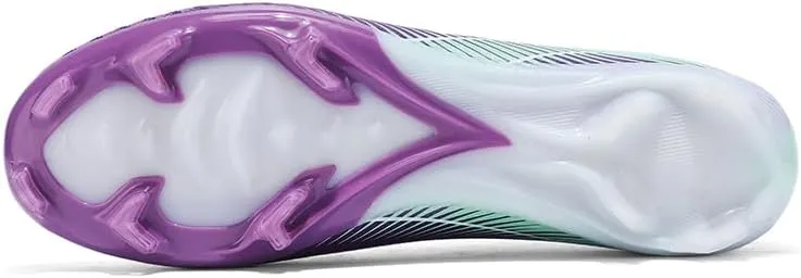 Men's Soccer Cleats for Mens High-Top Non-Slip Spikes Shoes for Youth Professional Training Turf Indoor Outdoor Sneaker