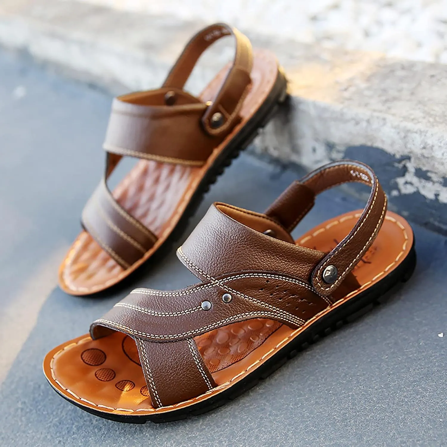Mens Water Sandals Slides for Men Men's Sport Sandals Outdoor Hiking Sandal Mens Beach Sandals Beach Sandals