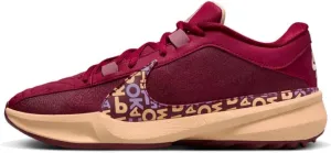 Nike Giannis Freak 5 Men's Basketball Shoes (DX4985-600, Noble RED/Desert Berry/Guava ICE/ICE Peach) Size 13