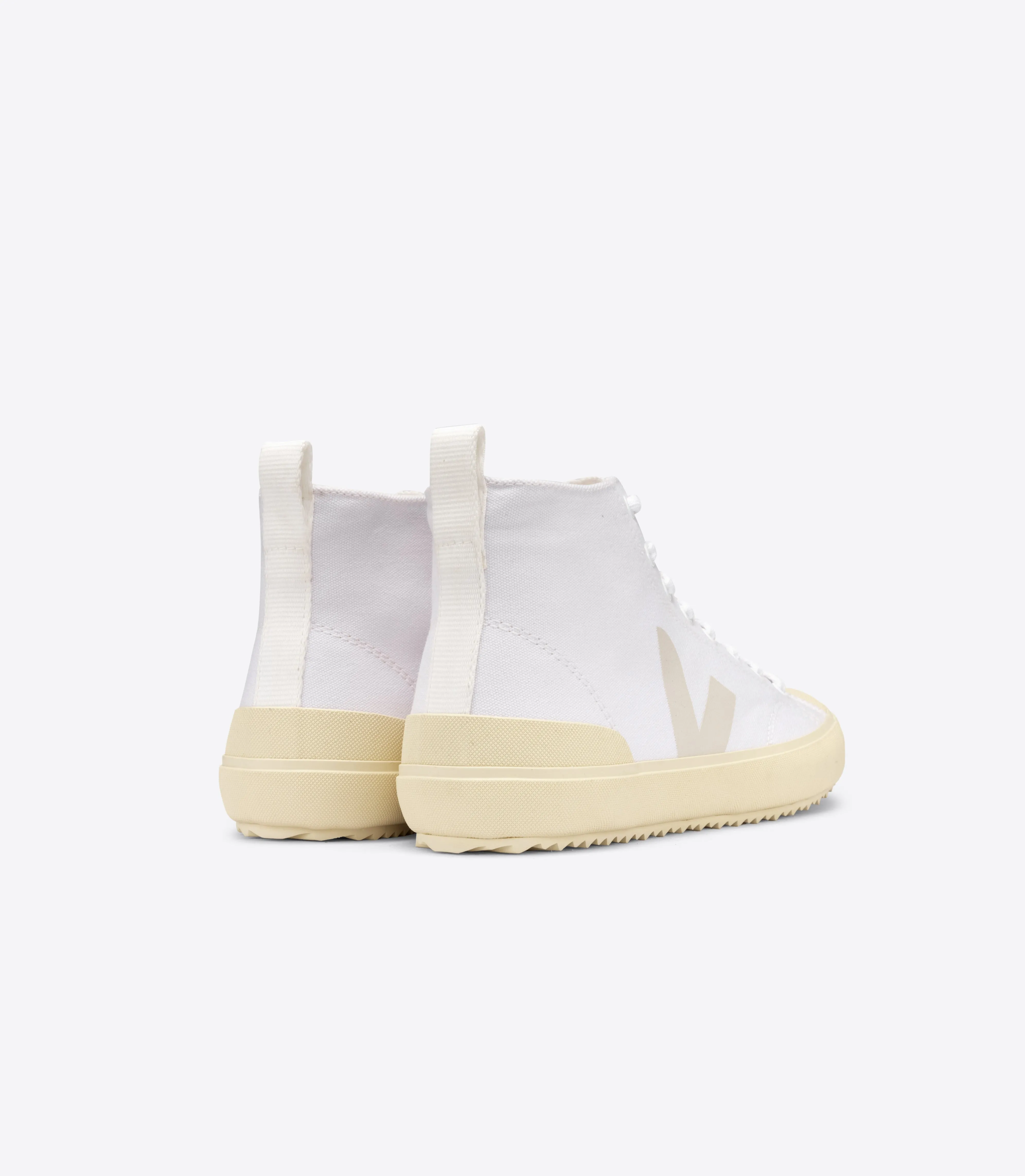 Nova High Top Canvas White Butter Sole - Veja Shoes