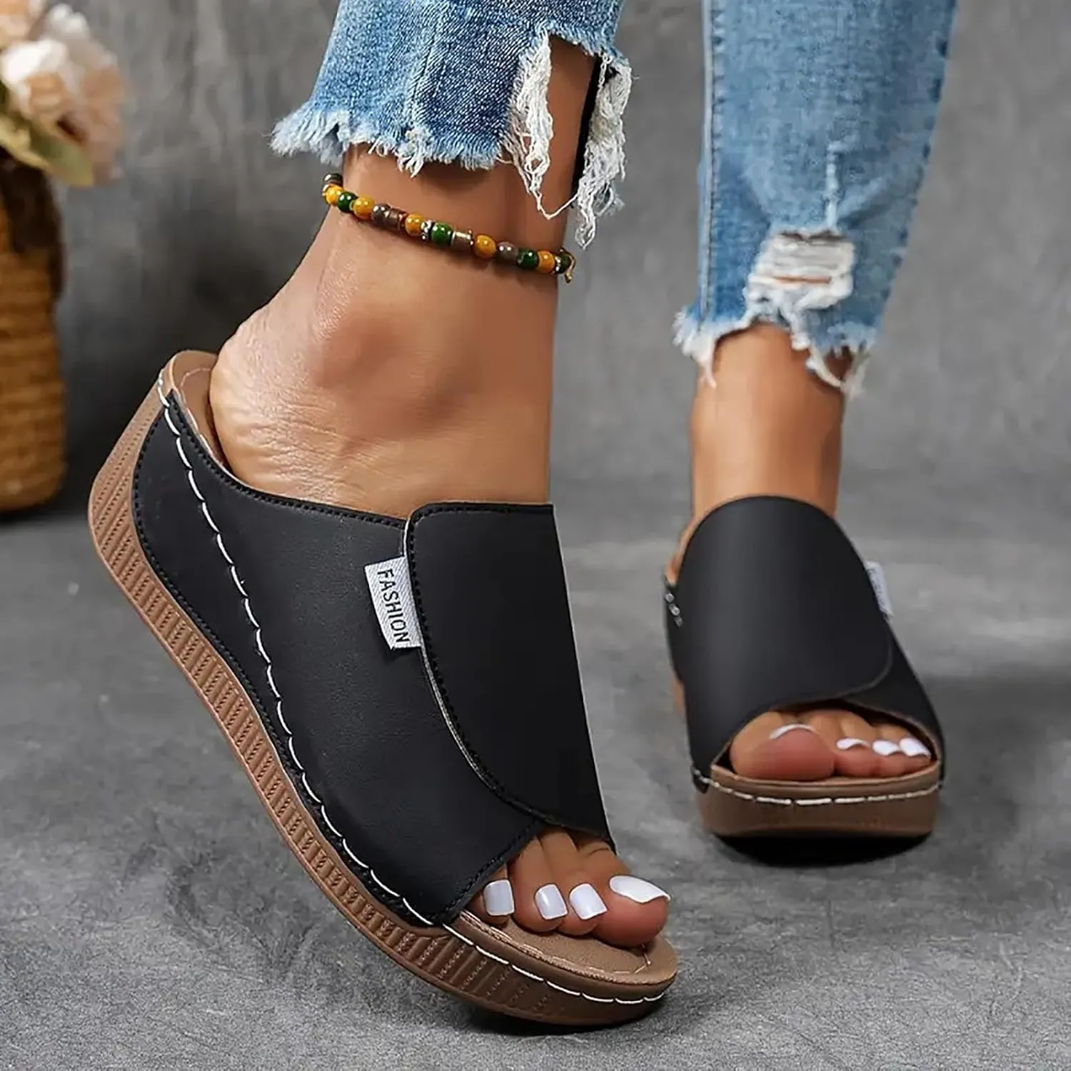 Orthopedic Sandals for Women Damping Sole Upgradation Stretch Lightweight Sandal Orthopedic Arch Support Summer Shoes