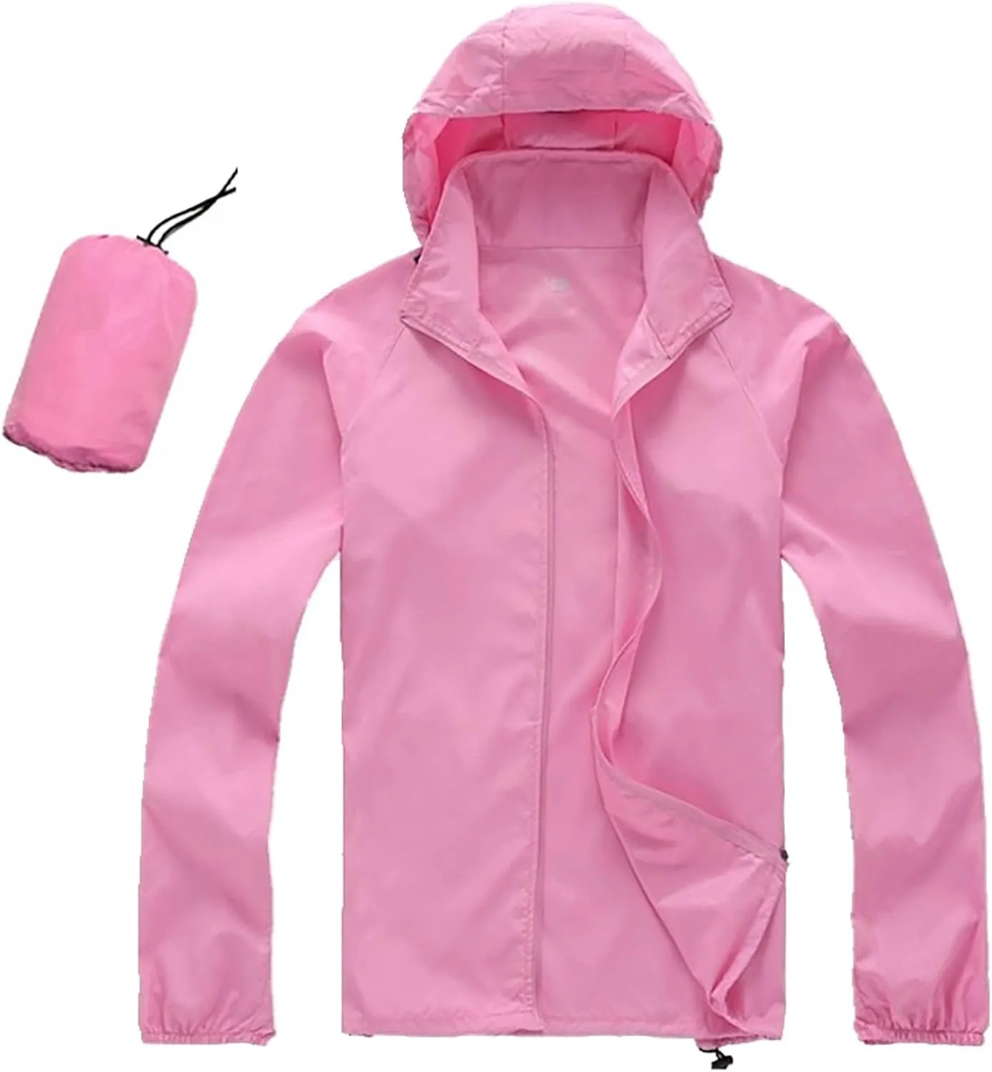 Rain Jacket Women Lightweight Hooded Raincoat Waterproof Windbreaker Jackets 2025 Packable Rain Coats with Pockets