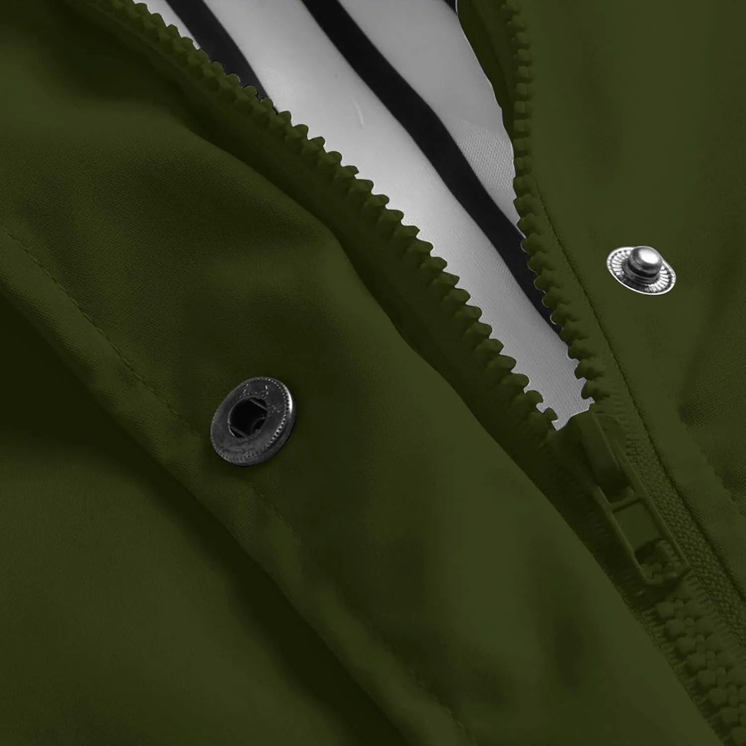 Rain Jacket Women Zip Up Casual Hoodies Lightweight Windbreaker Jackets Long Sleeve Coat Travel plus Size