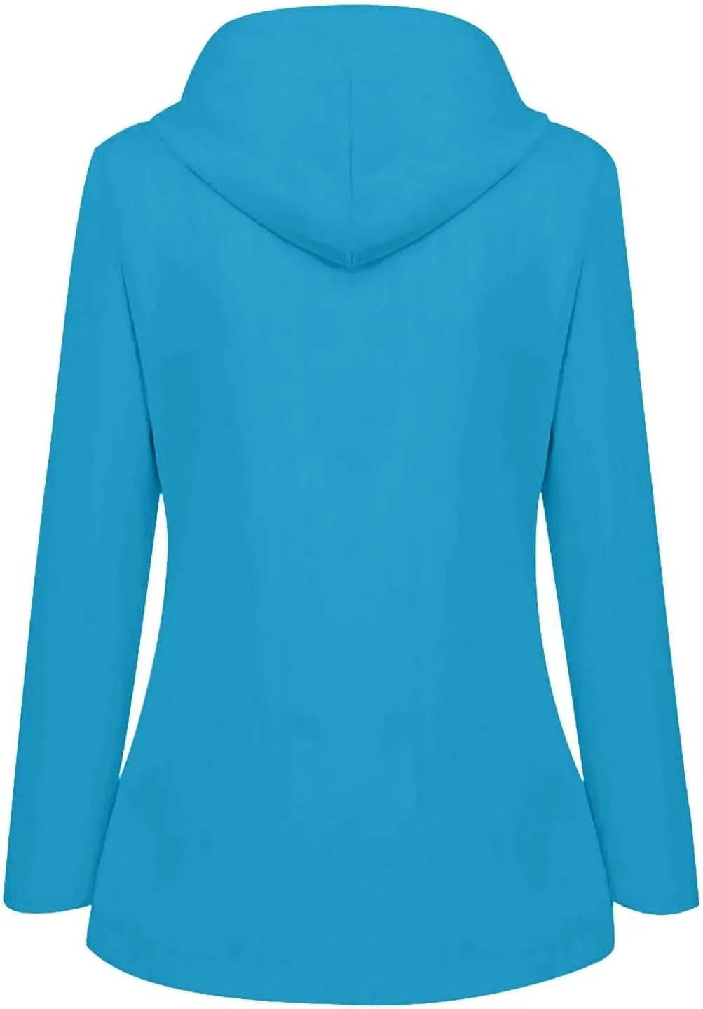 Rain Jackets for Women Windbreaker Waterproof Outdoor Srtiped Lined Coats with Hood Lightweight Raincoat with Pockets