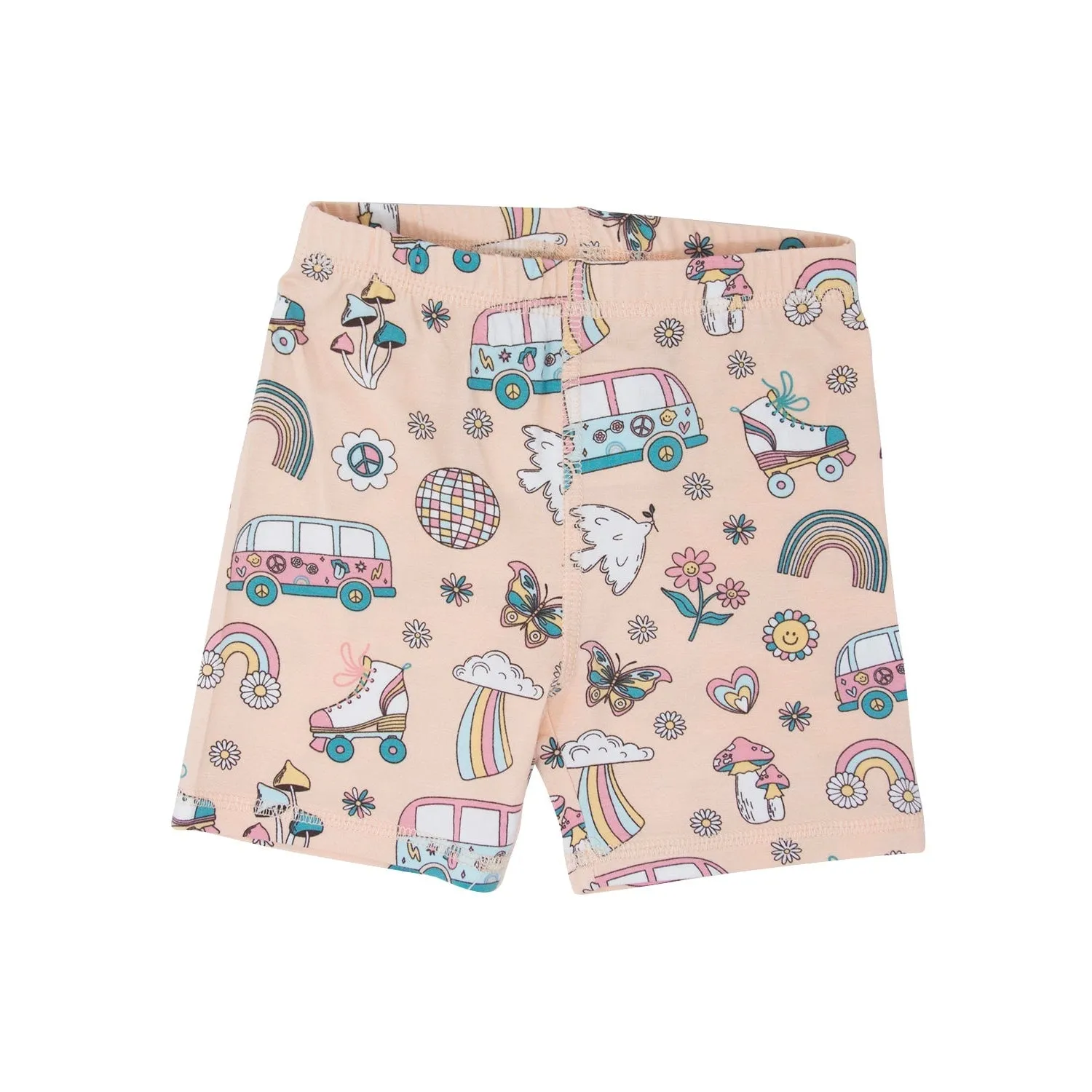Retro Roller Skates Sport Shorts