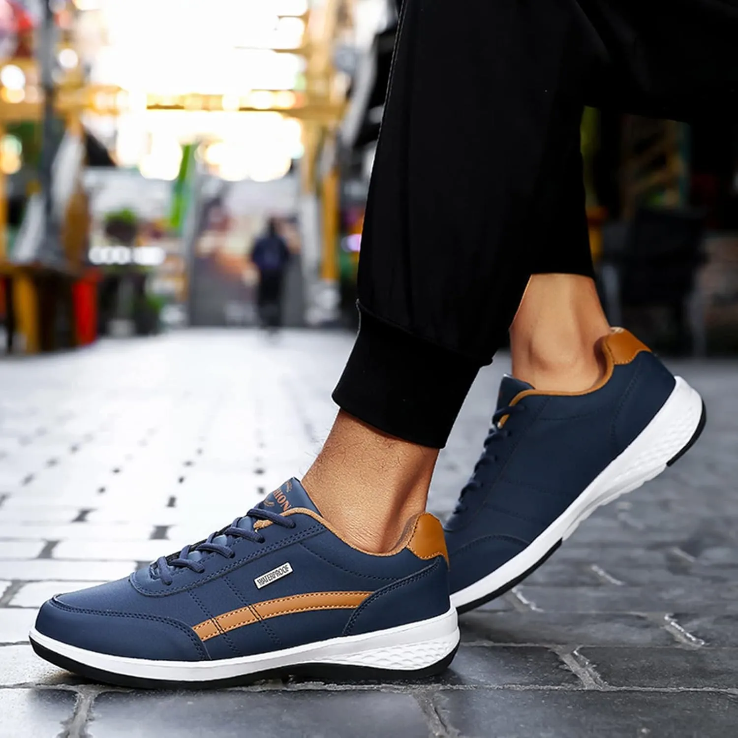 Running Shoes for Men Non Slip Walking Sneakers Athletic Jogging Shoes Comfort Workout Sneakers Active Tennis Shoes