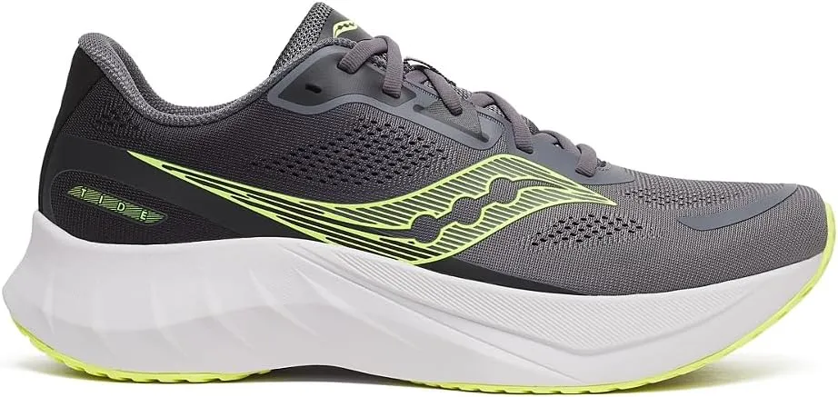 Saucony Men's Tide 2 Sneaker, Carbon/Primrose, 12