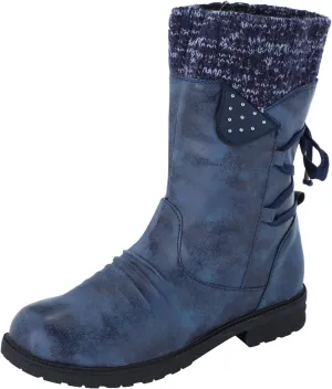 SBGMoSJ Slip on Winter Boots for Women Waterproof Womens 11.5 Extra Wide Width Non Slip Winter Boots Woman Boots Winter Short Womens Pull on Winter Boots 8.5 Waterproof Winter Boots Youth