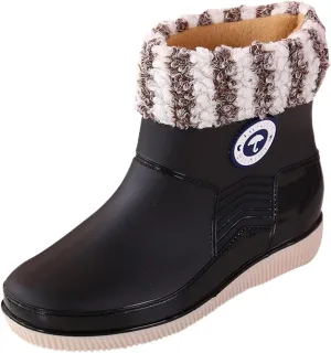 Short Rain Boots for Women Men Waterproof Non-Slip Rain Boots for Outdoor Anti-Slipping Fishing Garden