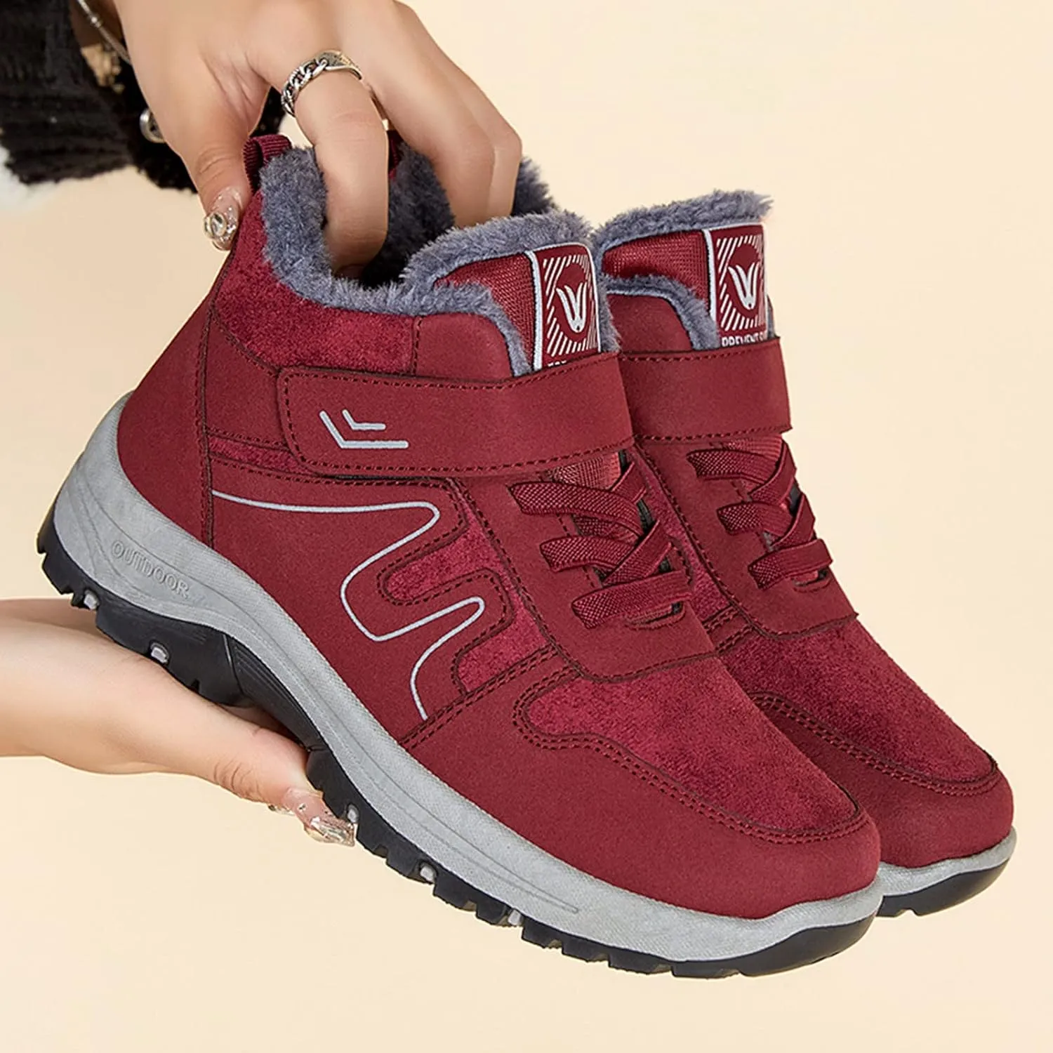 Short Winter Boots for Women Womens Slip on Snow Boots Waterproof Insulated Women Winter Boots Wide Slip Resistant Waterproof Work Boots for Women Women's Tall Winter Boots Wide Width