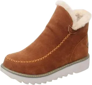 Slip on Winter Boots for Women Waterproof Womens Snow Boots Size 6.5 Wide Womens Size 10 1/2 Wide Winter Boots Winter Womens Boots Size 10 Womens Insulated Waterproof Boots Hunting