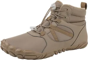 Snow Boots for Women Outdoor Wool Thickened Snow Boots Men Women Warm Non-Slip Waterproof Hiking Five Fingers Shoes