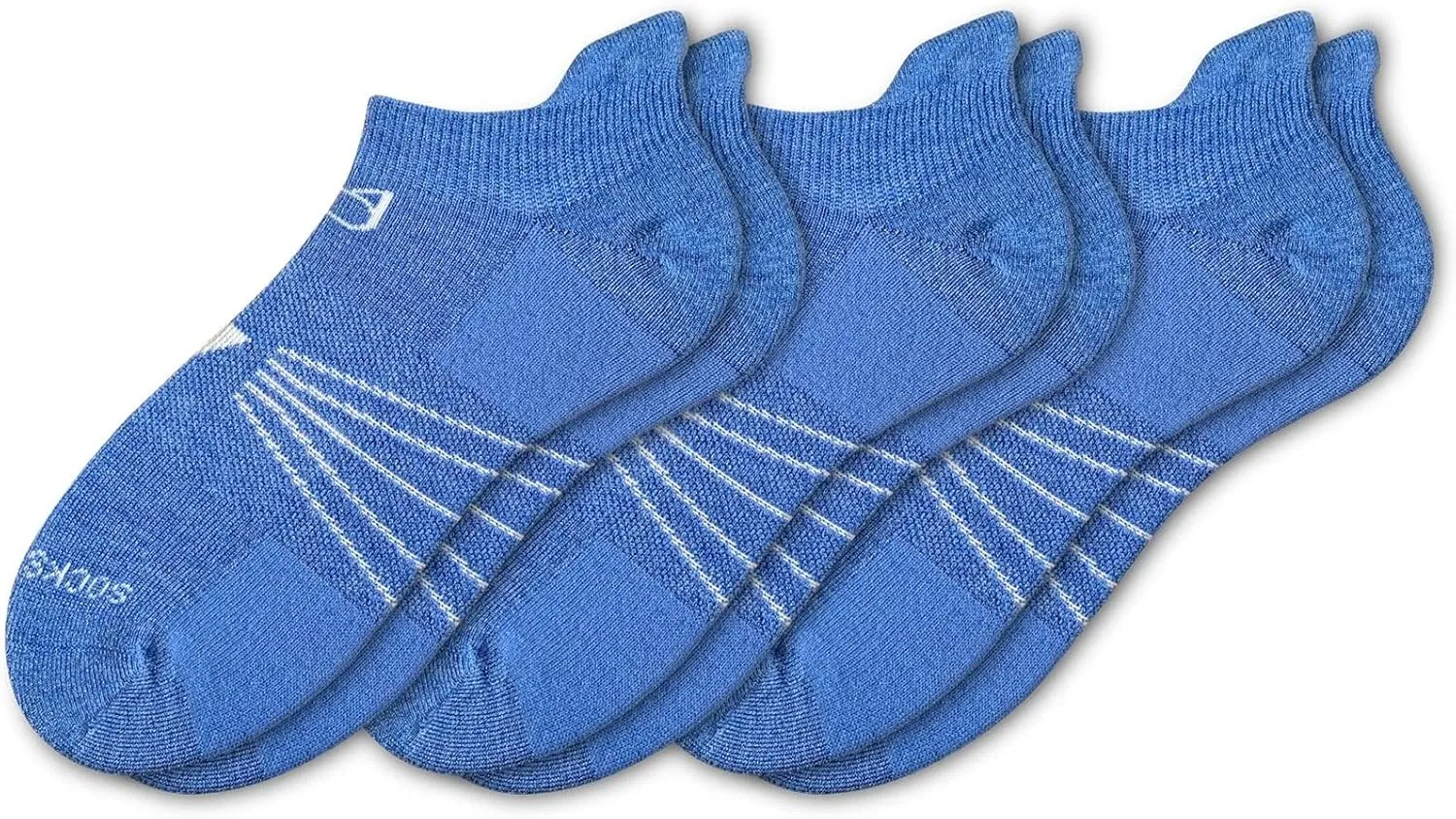 Socks Daze 3/6 Pack Men's Women's Merino Wool Ankle Running Sport Soft Thick Cushion Athletic Socks for Walking Light Hiking