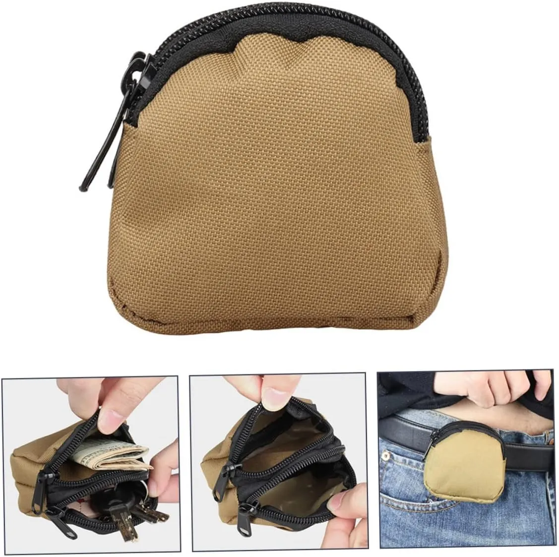 SUPVOX Pouch Bag Running Waist Bag Portable Waist Pouch Nylon Storage for Hiking