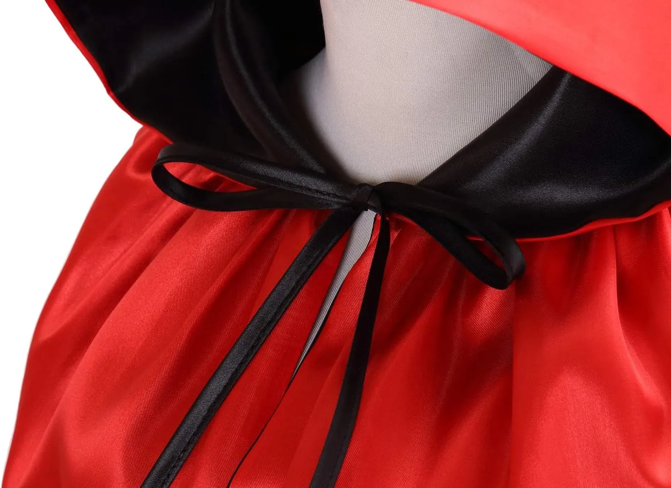 Unisex Reversible Hooded Cloak Cape For Christmas Halloween Party Vampires Cosplay Costumes
