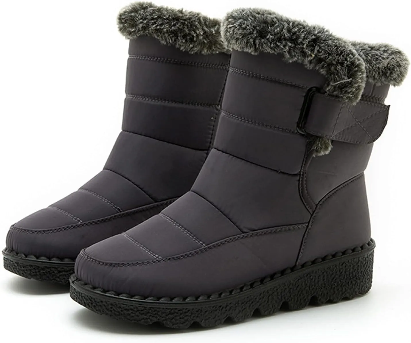 Waterproof Snow Boots for Women Womens Size 8.5 Snow Boot Winter Boots Waterproof Snow Fur Boots Heels for Women Winter Botas De Frio Para Mujer Elegantes Largas
