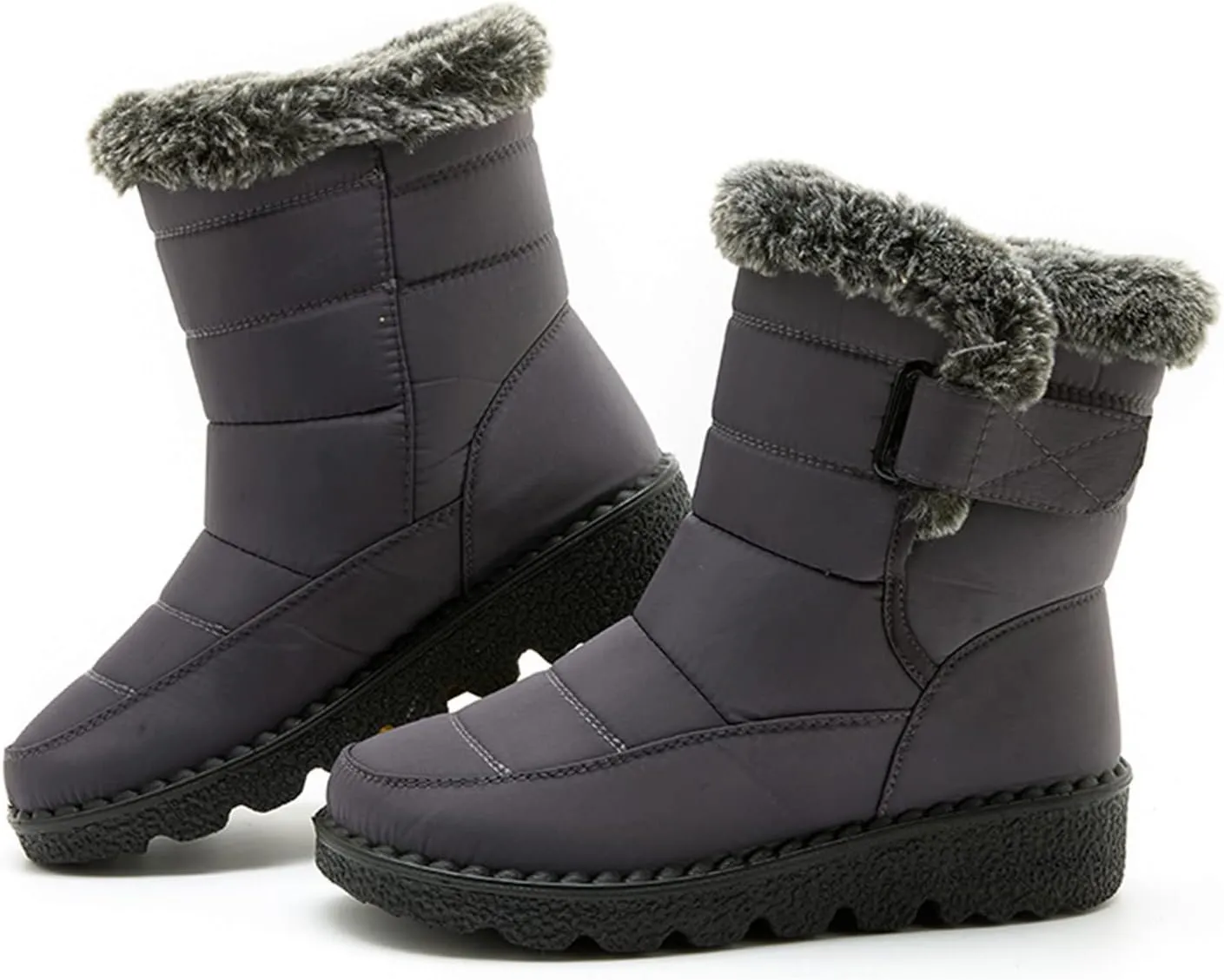 Waterproof Snow Boots for Women Womens Size 8.5 Snow Boot Winter Boots Waterproof Snow Fur Boots Heels for Women Winter Botas De Frio Para Mujer Elegantes Largas