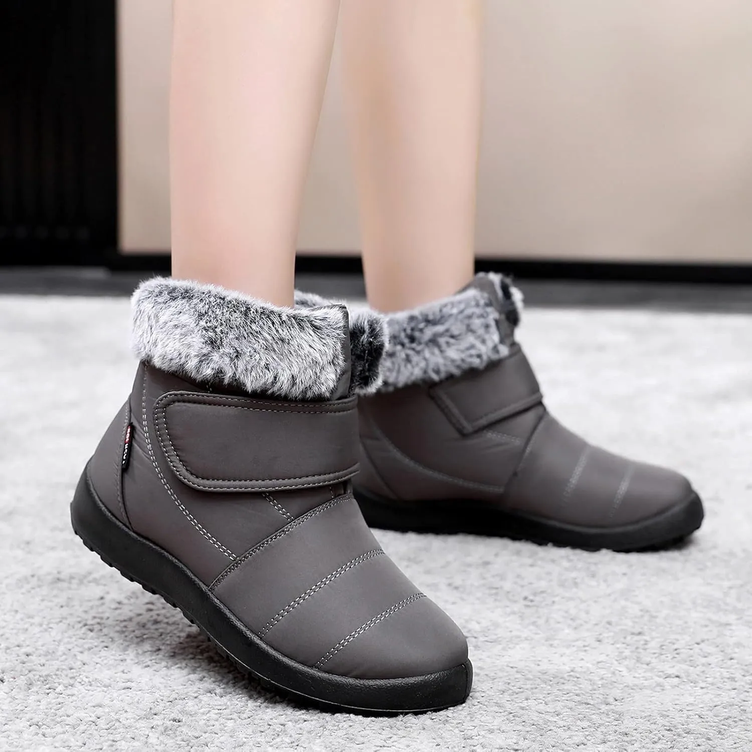 Winter Boots for Women Waterproof Snow Non Slip Women Snow Boots Wide Calf Knee High Winter Boots for Women Non Slip Women Winter Boots Size 8w Botas Para El FrO De Mujer Elegantes