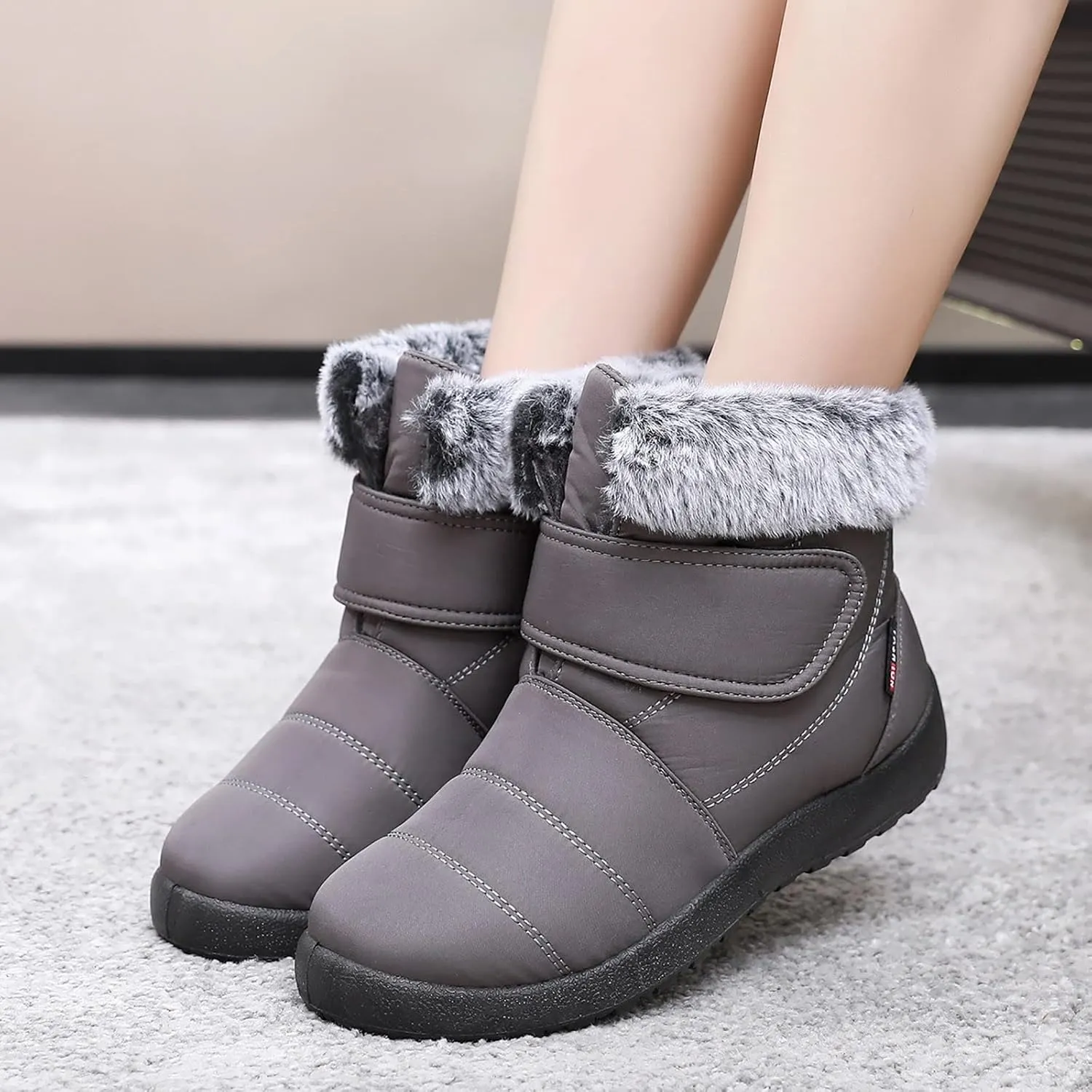 Winter Boots for Women Waterproof Snow Non Slip Women Snow Boots Wide Calf Knee High Winter Boots for Women Non Slip Women Winter Boots Size 8w Botas Para El FrO De Mujer Elegantes