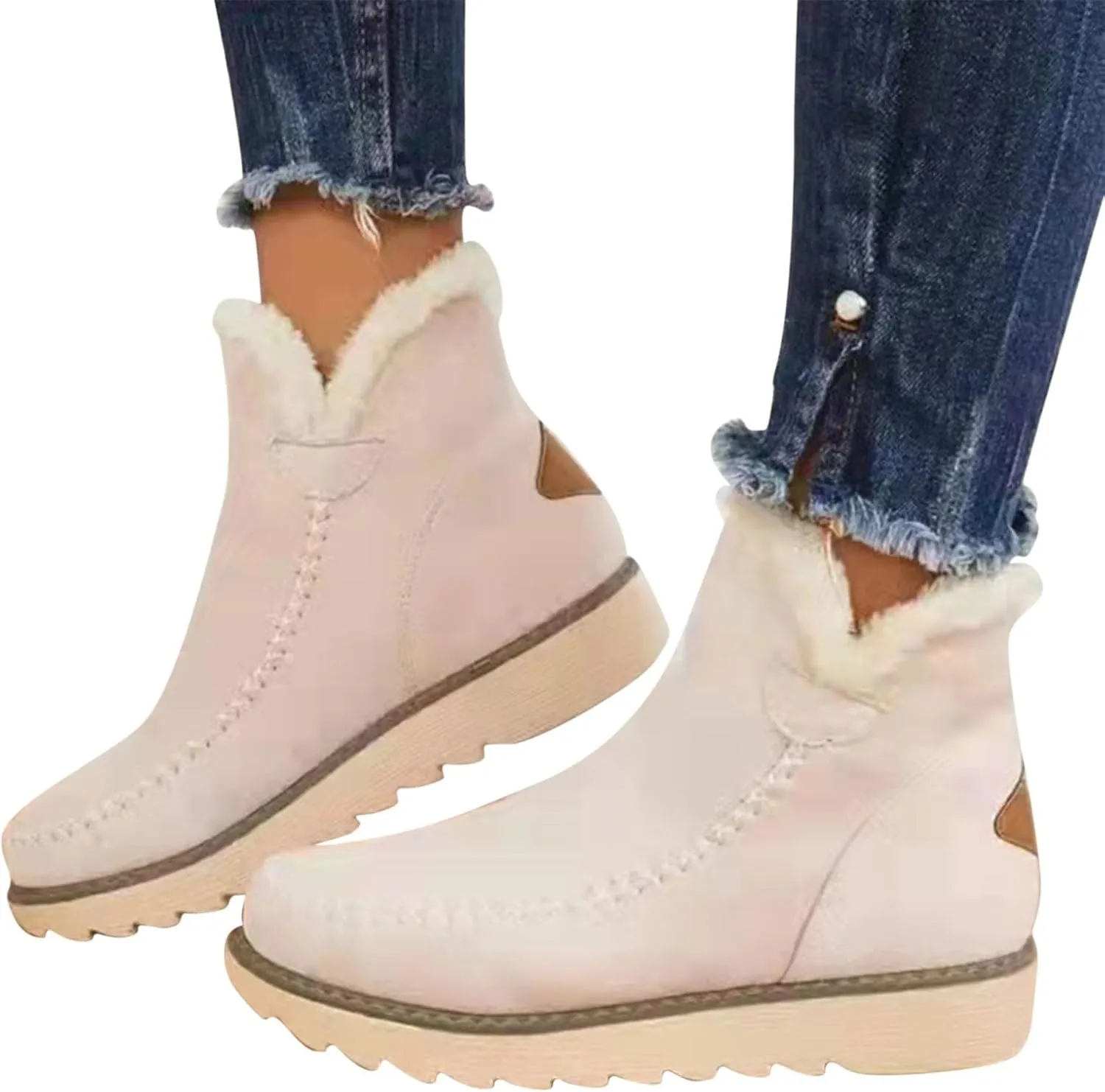 Winter Tall Boots for Women 2023 Trendy Womens Snow Boots Ankle Winter Boots Women Size 8 Knee High Winter Boots for Women Wide Width Botas De Invierno De Mujeres Peludas