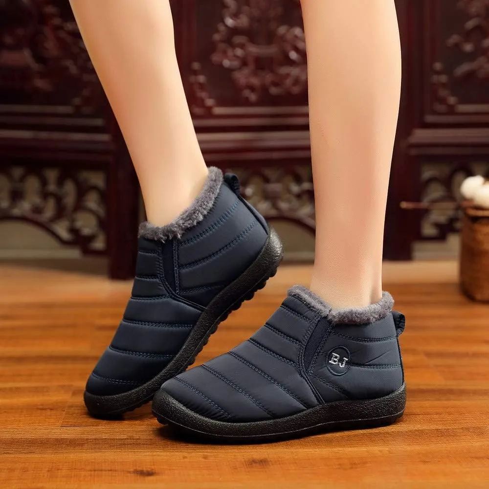 Women Snow Boots Waterproof Tall Slip on Winter Boots for Women Waterproof Snow Non Slip Snow Boots Womens Tall Womens Hunting Boots Waterproof Insulated Botas De Invierno Para Mujer Elegantes Largas