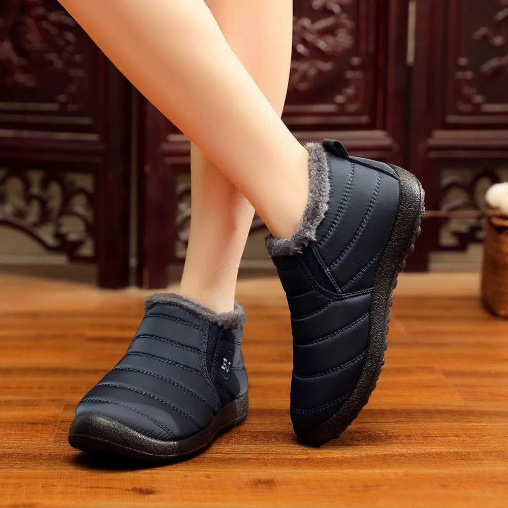 Women Snow Boots Waterproof Tall Slip on Winter Boots for Women Waterproof Snow Non Slip Snow Boots Womens Tall Womens Hunting Boots Waterproof Insulated Botas De Invierno Para Mujer Elegantes Largas