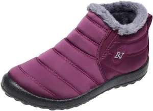 Women Snow Boots Waterproof Womens Waterproof Winter Ankle Boots Womens Wide Width Snow Boots Tall Women's Winter Ankle Booties Botas TRmicas Para Mujer Antileslisante