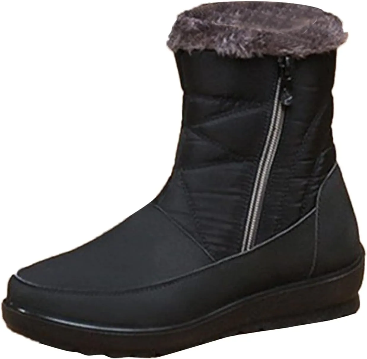 Womens Hiking Boots Waterproof Winter Boots Platform Ankle Shoes Cold Weather Warm Outdoor Boots Work Boots for Men