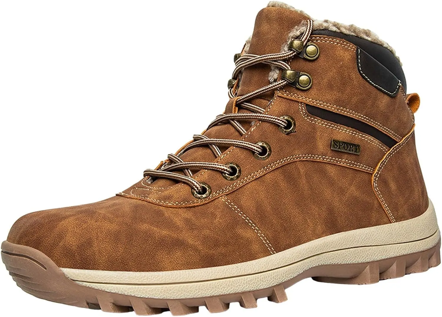 Womens Mens Winter Boots, Waterproof Hiking Boots Cold Weather Non Slip Boots Winter Work Boots for Men Duck Boots Women