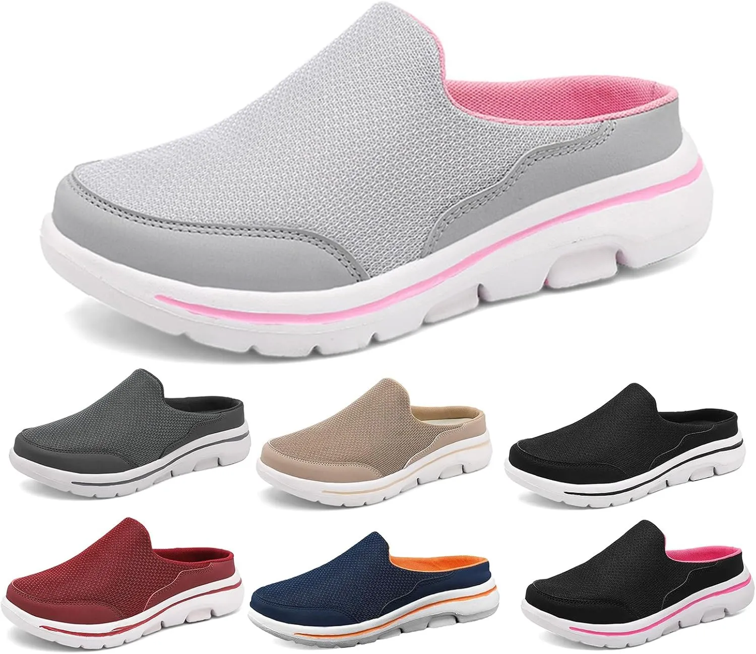 Women's Sandals Multicolor Plus Size Lightweight Breathable Casual Clogs Shoes Summer Beach Slippers