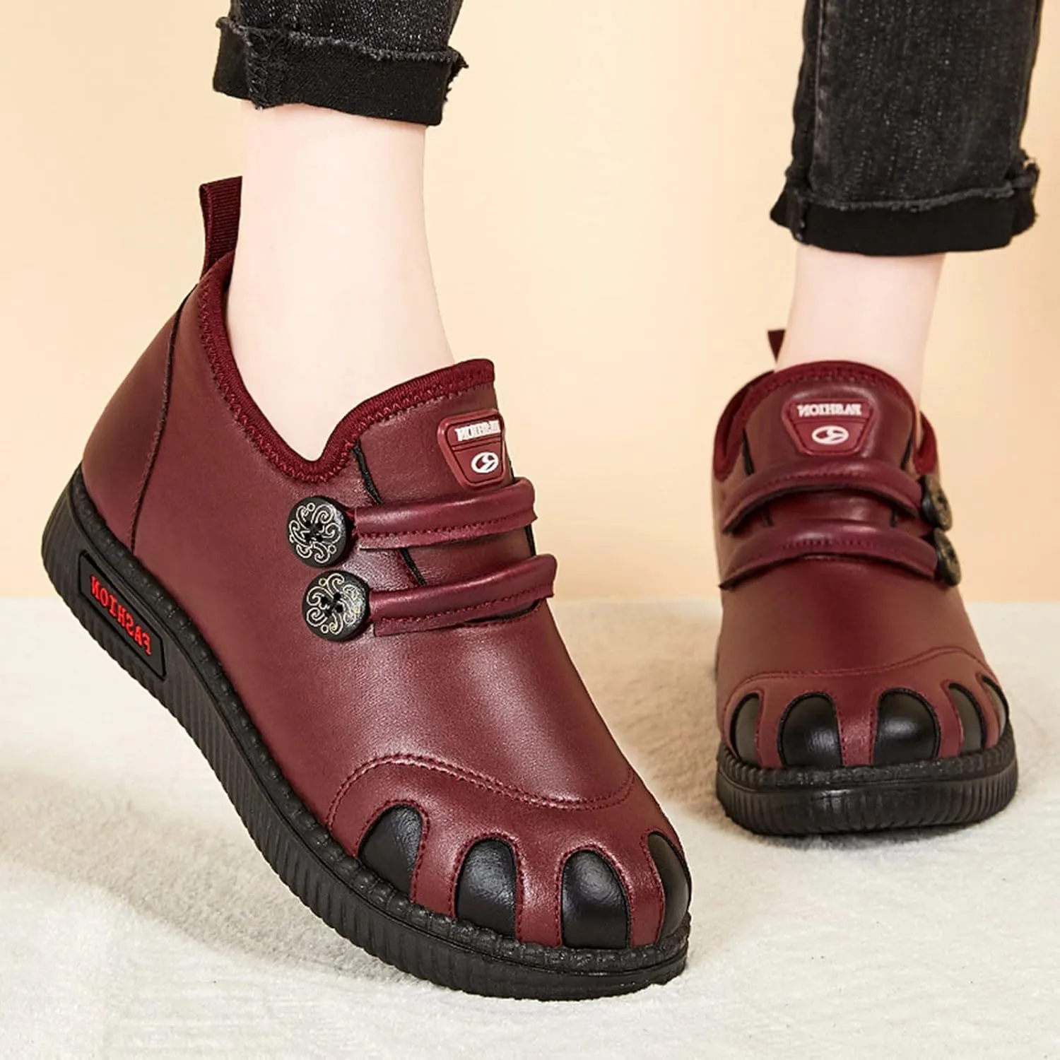 Women's Waterproof Snow Boots Snow Boots for Women Size 11.5 Womens Wide Width Snow Boots with Zipper Zapatos Para Nieve De Mujer Botas De Nieve De Invierno Para Mujer