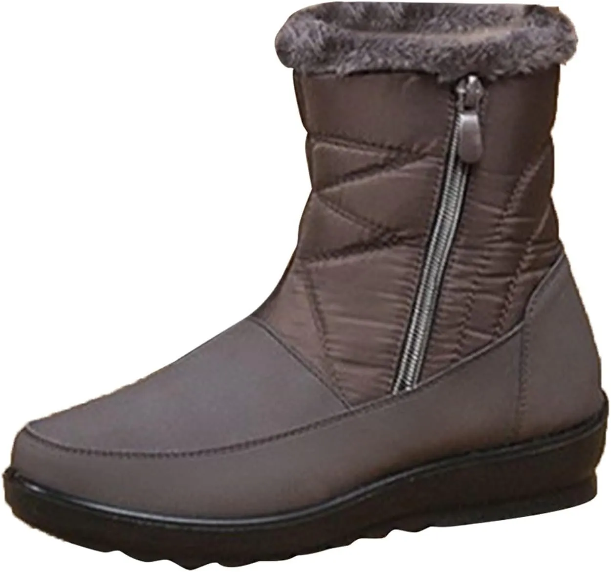 Womens Waterproof Winter Boots with Arch Support Wide Width Snow Boot Women Wide Women Winter Boots Slip on 8.5 Wide Snow Boots for Women with Zipper Women 9 Wide Winter Boot